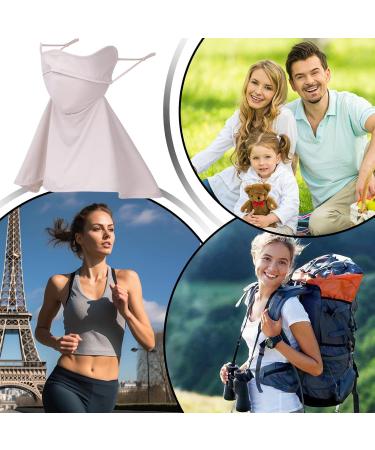 Couverture Visage Protection Solaire Masque Solaire Visage Protection UV R utilisable Respirant Anti-poussi re Effet Frais pour Chasse P che Randonn e Sport Voyage L Rose - Buy Online on GoSupps.com