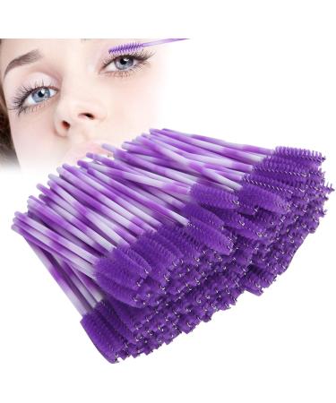 Eyelash Brush Elastic Mascara Brush 200pcs for Women Girls(Dark purple) - Buy Online on GoSupps.com