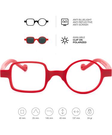 Didinsky Presbyopia Reading Glasses +2.5 | Anti-Flash Flexible Rubber Touch for Men & Women - Ferrari Dali Bio - Buy Online on GoSupps.com