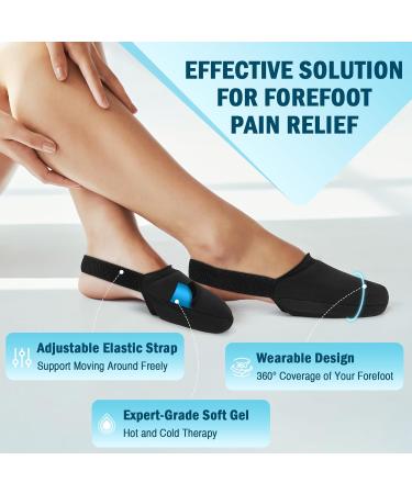 Reusable Forefoot Toe Gel Ice Bag for Heat & Cold Therapy | Flexible Cooling Bags for Foot Tendon Infections & Bunion Relief (1 PC) - Buy Online on GoSupps.com