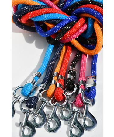 Rhinegold Silver Thread Heavy Duty Leadrope - Black