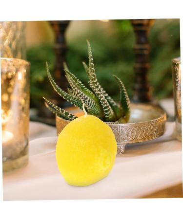 FRCOLOR Lemon Tea Candle - Relaxing Souvenir Candle for Girls | Korean Home Decor & Gifts | Paraffin Fragrance Oils - Buy Online on GoSupps.com