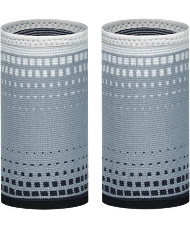 Sweat Wristbands Tennis Wristbands Moisture Picking Absorbent Sweatband Wristband Band Sweatproof Compression Antislip Wristband Sweatband for Baseball Cooling Gray - Buy Online on GoSupps.com