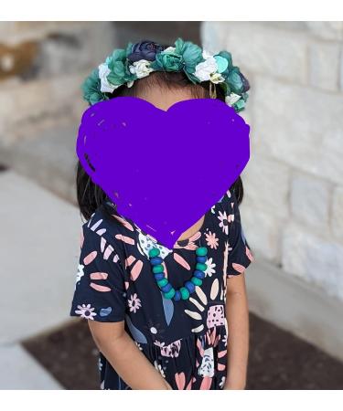 Boho Rose Flower Crown Headband by Vivivalue 6 - Lightseagreen | Wedding Party Halo Ribbon Hair Wreath - Buy Online on GoSupps.com