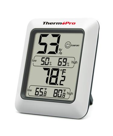 ThermoPro TP50 Digital Thermo-Hygrometer Inside thermometer room thermometer with recording and indoor climate indicator for indoor climate control climate monitor 1 - Buy Online on GoSupps.com