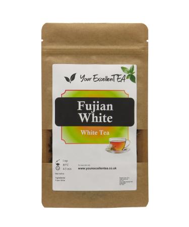 Your ExcellenTEA - Fujian White Loose Leaf White Tea - 50g - Premium Chinese White Loose Leaf Tea Fujian White 50g