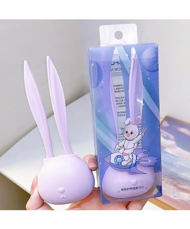 Tylyworth Cute Rabbit Eyebrow Trimmer Portable Hair Remover & Beauty Tool in Purple | International Shipping Available - Buy Online on GoSupps.com