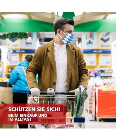 Petit Aid Reusable 3-Layer Cotton Face Mask | Washable Fleece Mouth-Nose Protection | Made in Germany | International Shipping - Buy Online on GoSupps.com