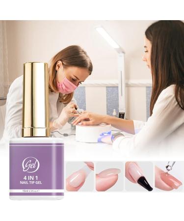  Rechory LED Nail Glue | 15ml Long Lasting Adhesive 4 in 1 | LED Base Coat - for Home Salon Travel Party Manicure Women Girls Teens Beginners - Buy Online on GoSupps.com