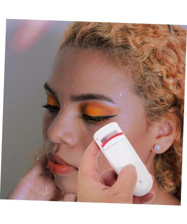 FRCOLOR 4pcs Heated Eyelash Curler & Mascara Tool | Travel Eyelash Comb & Hair Rollers for Women | Perfect Makeup Supplies - Buy Online on GoSupps.com