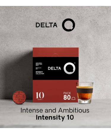 Delta Q Capsules de Caf Qalidus Intensit 10 Pack 80 Compatibles avec les Machines Delta Q Espresso Intense aux Notes de Caramel - Buy Online on GoSupps.com