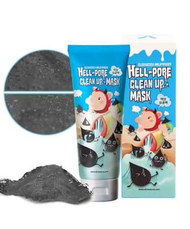 Elizavecca Hell-Pore Clean Up Mask - 3.38 fl oz (100 ml) | Pore Cleansing & Skin Purifying Mask - Buy Online on GoSupps.com