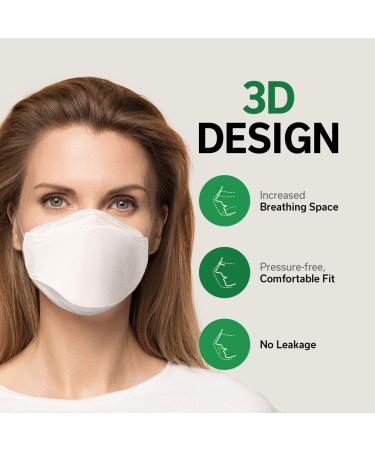 KLEANNARA OFFICIAL KF94 Fish Type Mask 4 Layer - Premium 3D Design Face Safety for Adults - Made in Korea [3Pcs/Pack - 5Packs] - Breathable & Protective - 94% Dust Block - Best Face Mask Gift - Daily Use - Buy Online on GoSupps.com