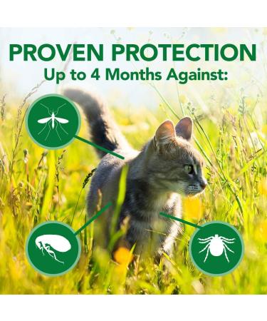 Vet's Best Cat Flea & Tick Spot-On | Natural Treatment & Prevention | 4 Applications - Buy Online on GoSupps.com
