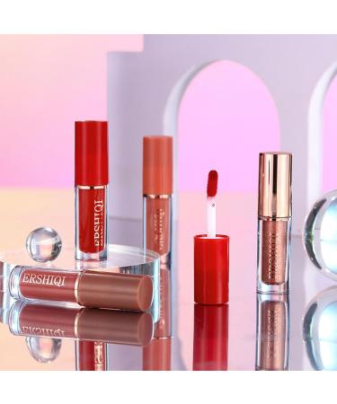  Kasmole Waterproof Lip Gloss | Pack of 12 Fast-Drying Long-Lasting Lip Tints Lip Care Beauty Products for Dates Home Work Kasmole - Buy Online on GoSupps.com