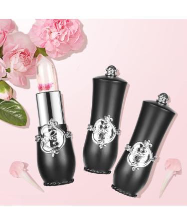 Crystal Flower Jelly Lipstick Set - Color Changing Lip Gloss & Balm - Buy Online on GoSupps.com