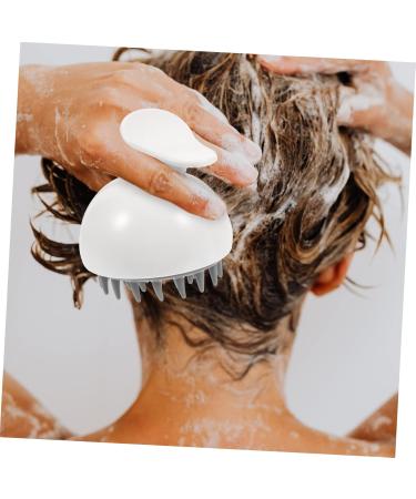 Frcolor 10 StK Shampoo Massage Brush - Professional Silicone Scalp Massager for Daily Head Care - Buy Online on GoSupps.com