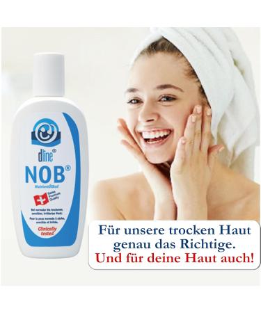 DLINE Nob-NutrienLadbad Bater l | 200ml Lipid-Rich Oil Bath Additive | Wellness for Dry Skin with Panthenol & Natural Oils - Buy Online on GoSupps.com