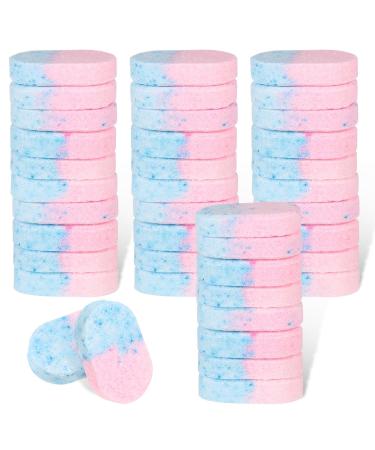Xinjieda 40 Pcs Floor Cleaning Sheet Multifunctional Floor Cleaning Slice Antibacterial Floor Cleaner Scent Soluble Cleaner Tablets Deodorization Effervescent Tablets Concentrated Cleaning Tablets Powder Blue 40