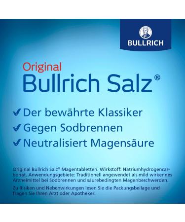 Original Bullrich Salz for Heartburn Relief | Vegan 180 Tablets (2-Pack) | Fast-Acting Stomach Acid Solution - Buy Online on GoSupps.com