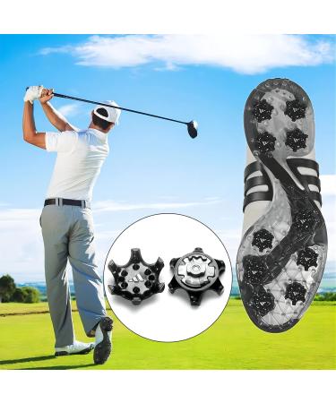 Skyzone Golf Shoe Spikes 10 Non-Slip Replacement Spikes for Traction Stability & Comfort | Easy Installation for Golf Training - Buy Online on GoSupps.com