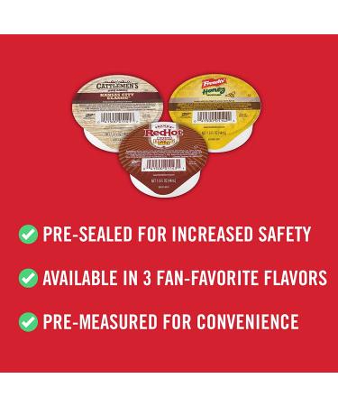 French's Honey Mustard Dipping Sauce 1.5 fl oz - Pack of 96 | Single-Serve Cups for Takeout & Delivery - Buy Online on GoSupps.com