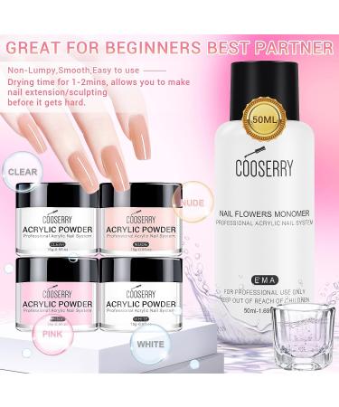 Cooserry 79 in 1 Acrylic Nail Kit with Drill, UV Light, and Glitter Powder - Professional Nails Set with Gel Polish - Perfect for Beginners and Professionals - Buy Online on GoSupps.com