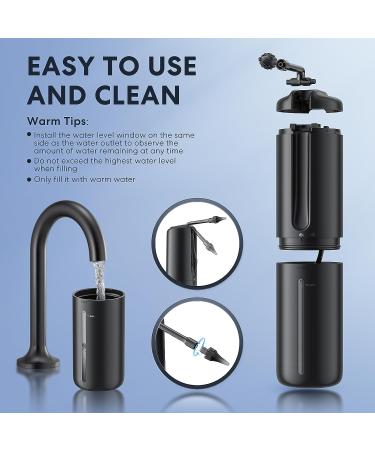 Electric Ear Wax Removal Kit - 4 Pressure Modes for Safe & Effective Ear Cleaning - Includes Basin and 10 Tips - Black - Buy Online on GoSupps.com