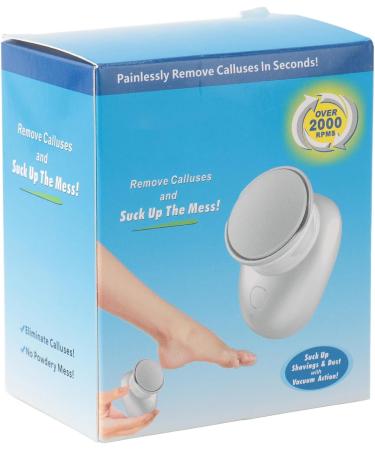 Electric Foot Callus Remover with Dust Suction System Rechargeable Portable Pedicure Tool for Dead Skin Detachable Washable Emery Grinding Head Effective Dead Skin Removal - Buy Online on GoSupps.com