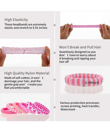 48PCS Colorful Large Thick Hair Ties Set - Fun Mini Seamless Elastic Ponytail Holders for Women, Girls & Kids - Buy Online on GoSupps.com