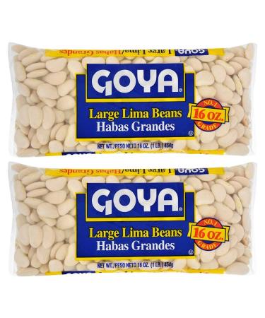 Goya Large Lima Beans 1lb (Pack of 02) - Buy Online on GoSupps.com