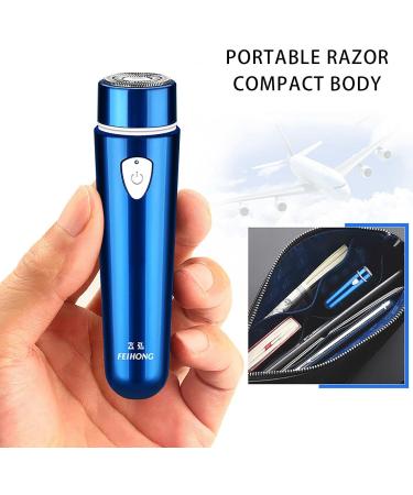 Buy Mini Electric Razor for Men - Portable USB Rechargeable Waterproof Shaver & Beard Trimmer - Ideal for Home & Travel - Buy Online on GoSupps.com