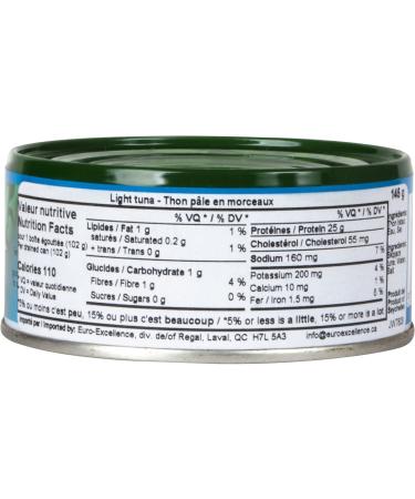 John West Tuna Chunks in Brine 145g - Pack of 1 | High-Quality Tuna in Brine 160g | Shop Now! - Buy Online on GoSupps.com