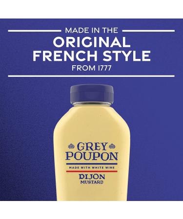 Grey Poupon Dijon Mustard - 10 oz Squeeze Bottle - Buy Online on GoSupps.com
