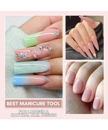 Makartt Poly Nail Gel 50ML Builder Gel Extension - White Pink Clear Rosy | Technician Starter DIY Salon - A-Siesta - Buy Online on GoSupps.com