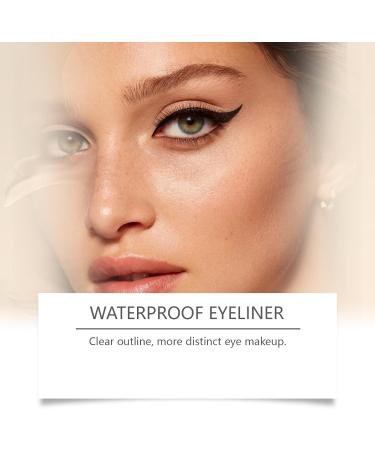 Makeup Black Eyeliner Waterproof Pencil 24 Hours Lasting Long Lasting Non Dizziness Color Lock Sweat and Oil Resistant Makeup Waterproof Pencil Chocolate Color - Buy Online on GoSupps.com