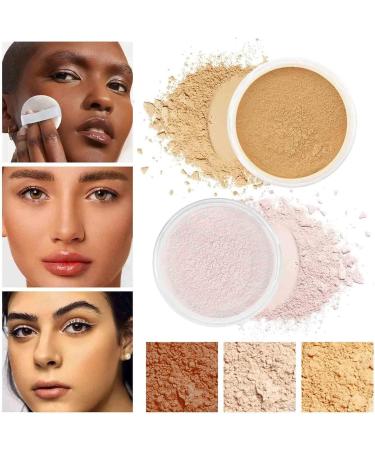 Beauty Pink Setting Powder Blurring Setting Powder Beauty Blurring Powder Waterproof Setting Powder Pink Blurring Powder For All Skin Tones (01) - Buy Online on GoSupps.com