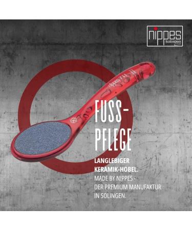 Nippes Ceramic Rasp Smoke | Ceramic Callus Rasp Foot | Double-Sided | Coarse and Fine | Callus Remover for Feet | Callus Foot Care - Buy Online on GoSupps.com