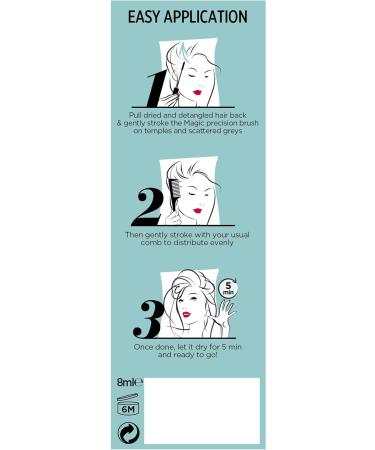 L'Oreal Magic Retouch Brown Precision Instant Grey Concealer Brush (Pack of 2) Brown 8 ml (Pack of 2) - Buy Online on GoSupps.com