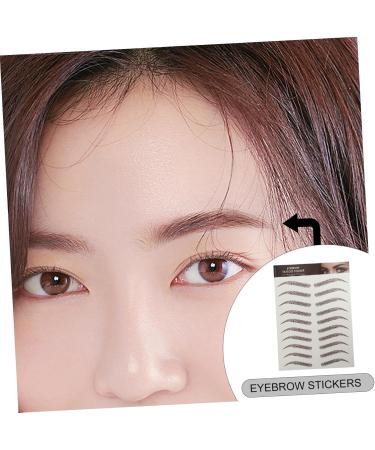FOMIYES 27 Sheets Waterproof Eyebrow Stickers Faux Eyebrown Decals Makeup Brow Sticker Tool Water Proof 6d - Buy Online on GoSupps.com