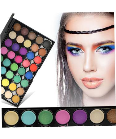 FOMIYES 2pcs 40 Eye Shadow Palettes Eyeshadow Pallet Eyeshadow Matt Multicolor Makeup Palette 1 count (Pack of 1) As Shownx2pcs - Buy Online on GoSupps.com