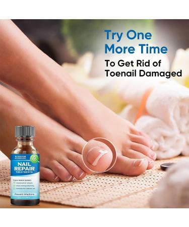 Natural Nail Repair Solution for Damaged, Cracked, and Discolored Nails - 1 fl.oz - Buy Online on GoSupps.com