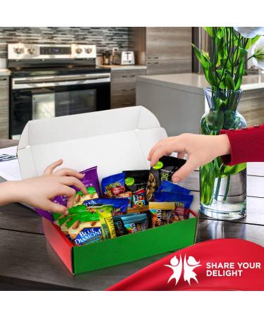 Healthy Snacks Care Pack - 24 Count Grab & Go Variety Mix: Nuts, Trail Mix & Nut Bars for Work, Fitness & Breakfast - Buy Online on GoSupps.com