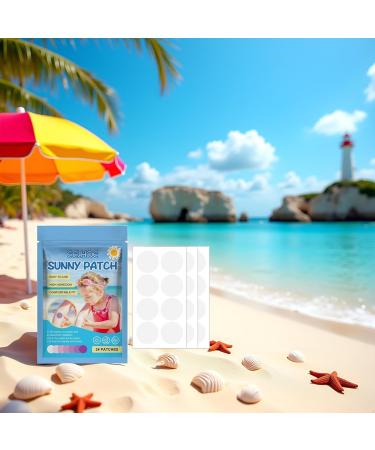 24 Pcs UV Stickers for Sunscreen Sun Cream Stickers to Reapply Waterproof UV Detection Stickers UV Detection Reminder UV Patch for Kids Adults Waterproof Patches Changes Color When Time To Reapply - Buy Online on GoSupps.com