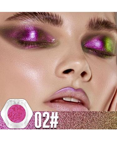 Holographic Glitter Multichrome Eyeshadows | Sparkly Metallic Chameleon Makeup | Multi-Dimensional Festive Eye Looks | International Shipping - Buy Online on GoSupps.com