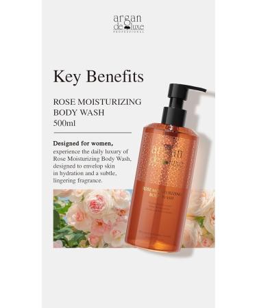 Rose Shower Gel for Women 500 ml moisturizing body care with rose essence vegan sulfatefree gentle and soothing for dry skin Body Shower Rose 500 ml 500 ml 1er Pack - Buy Online on GoSupps.com
