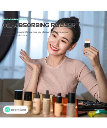 POPETPOP Volcanic Stone Oil-Absorbing Ball Makeup Products Oil Absorbing Volcanic Roller Oil-Absorbing Tool Black 5x3cm - Buy Online on GoSupps.com