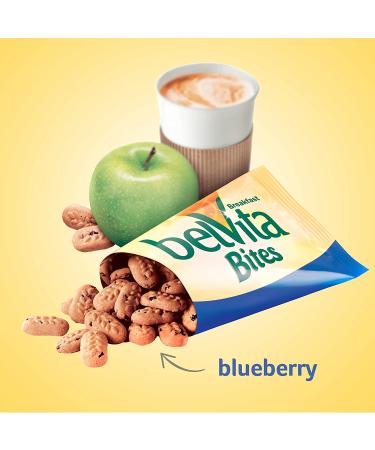 belVita Blueberry Breakfast Biscuit Bites - 6 Boxes (5 Packs Each) | Healthy Snack - Buy Online on GoSupps.com