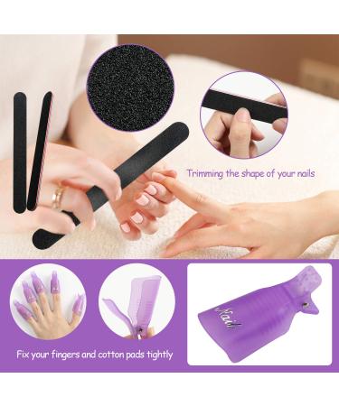 2Pcs Nail Soak Tray Soaking Bowl Manicure Kit for Nail Care & Polish Removal - Buy Online on GoSupps.com