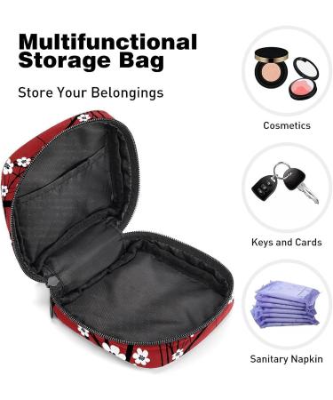 Anna Cowper Wintersweet Red Sanitary Napkin Storage Bag | Menstrual Cup Pouch | Nursing Pad Holder | Portable Period Bag 1Pcs Multi-colored - Buy Online on GoSupps.com